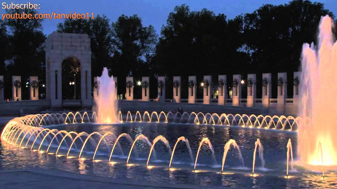 Fountain and Wreaths, Washington DC - youtube.com/tanvideo11