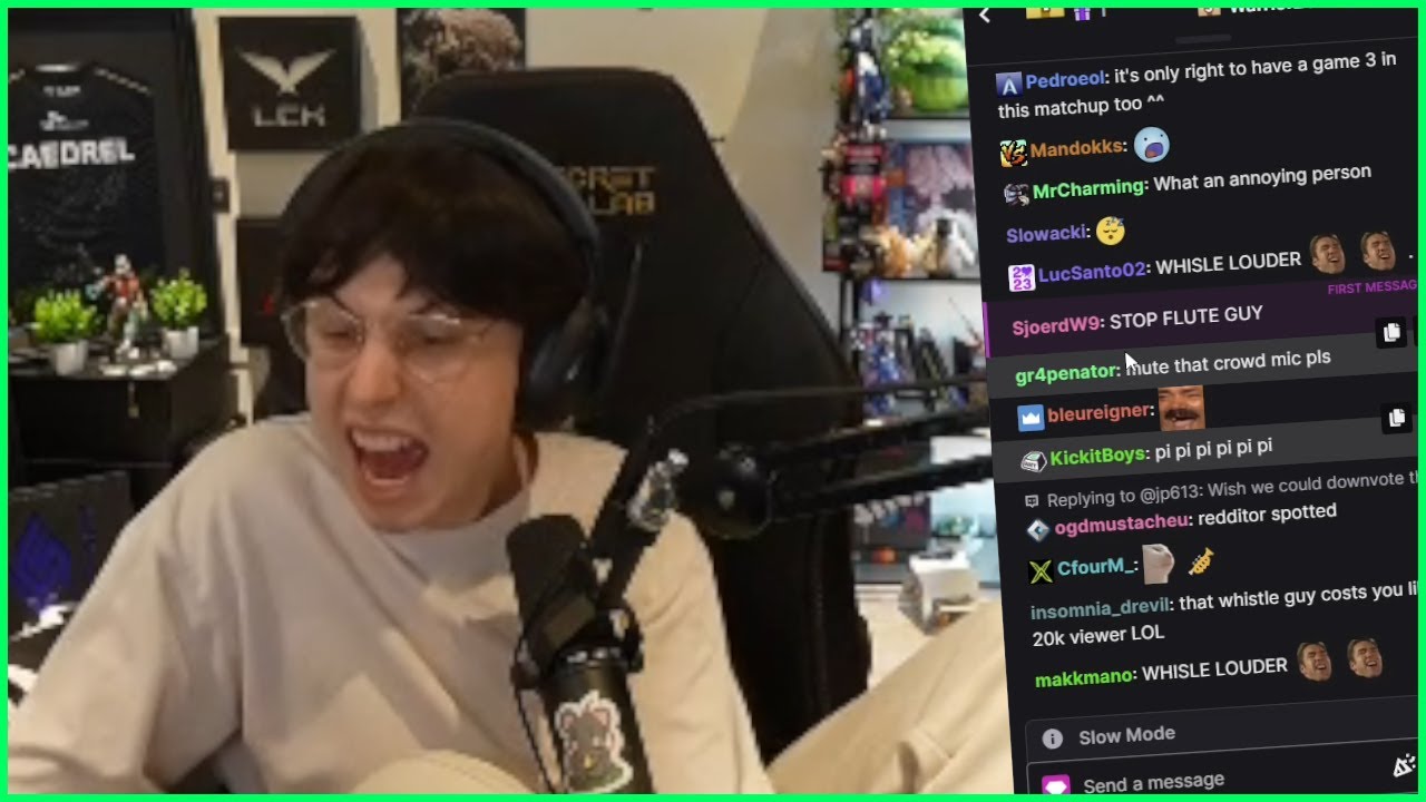 Caedrel's LEC Co-Stream Gets Held Hostage By Whistler