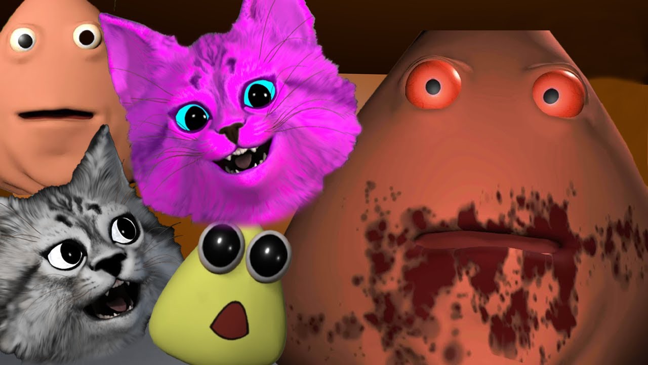 DADLI BOBO POU ve BALİNA (POLİNA) ya BAKICILIK w/Rümeysa | POU.EXE