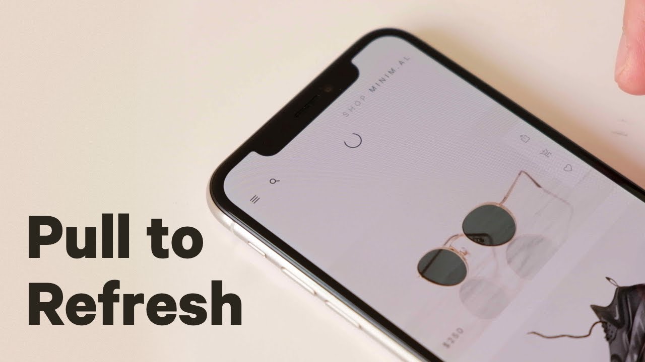 Design a Pull to Refresh in Flinto