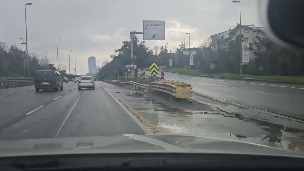 Anadolu yakası bağlantı yolundayız üsküdar_harem yolu