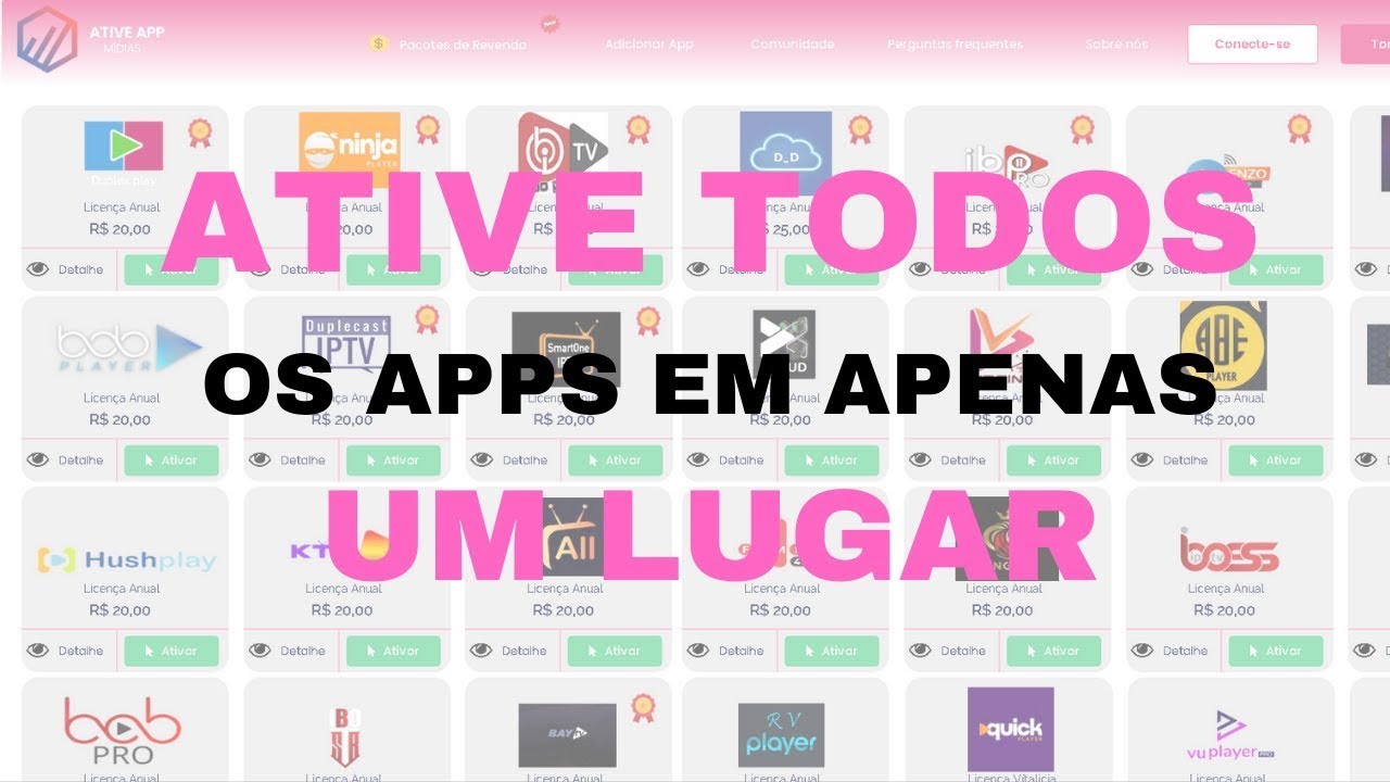 Revenda AtiveAPP : Painel Para ativar qualquer aplicativo