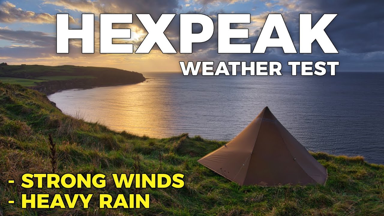 Luxe Hexpeak v4a BAD WEATHER TEST | Lightweight Tent for Backpacking and Wild Camping