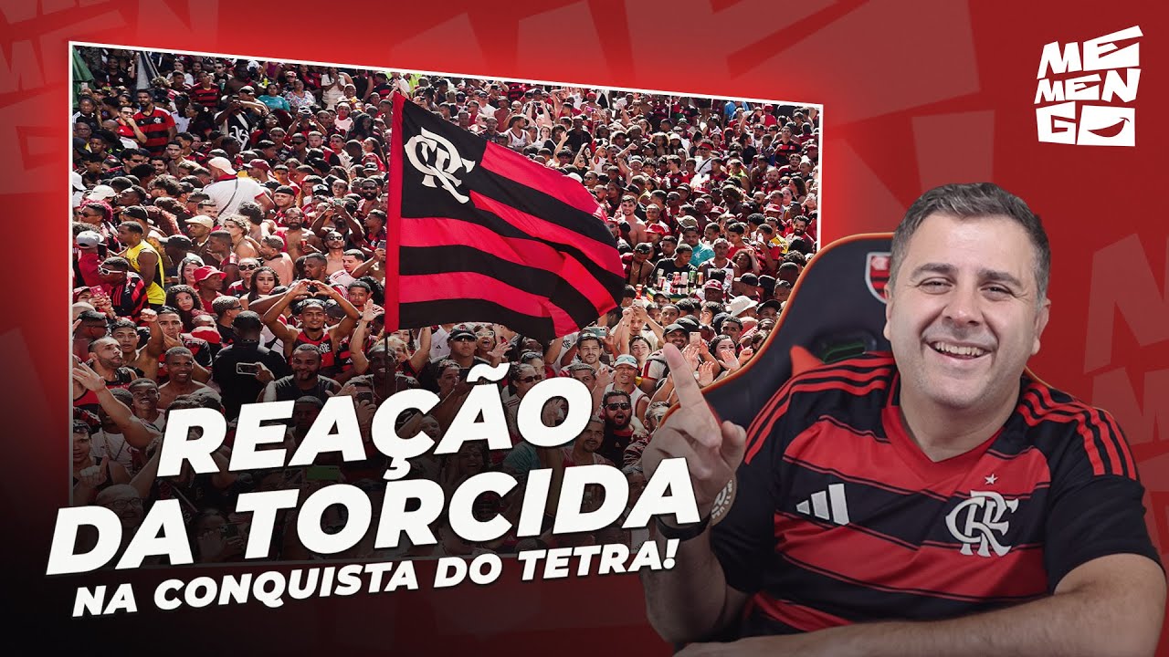 REACT! REIKRAUSS REAGE ÀS COMEMORAÇÕES DA TORCIDA DO FLAMENGO NO TETRA DA LIBERTA - MEMENGO #39