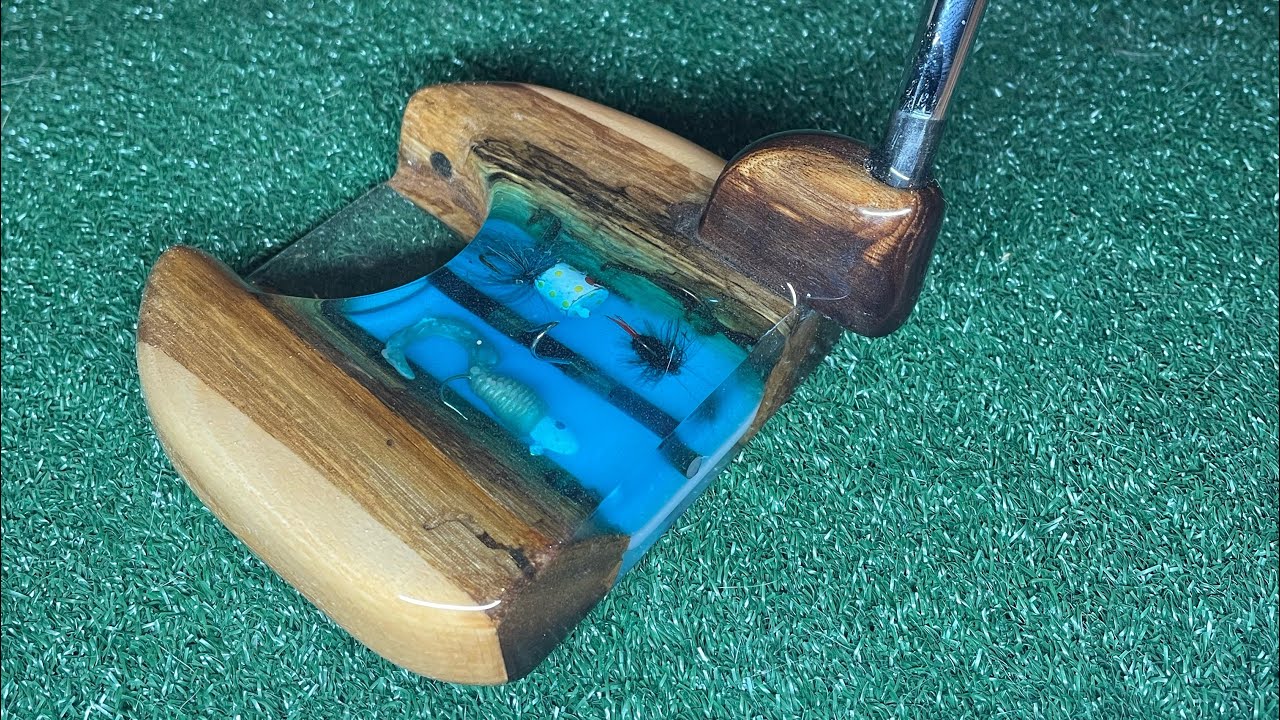 Wood and Epoxy Custom Golf Putter Build