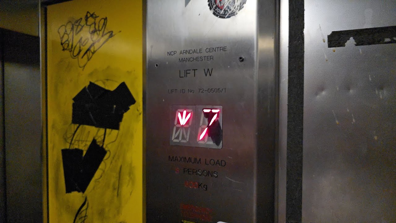 Very Glitchy Voice! Appreciating Concept Lift W in the Manchester Arndale Car Park