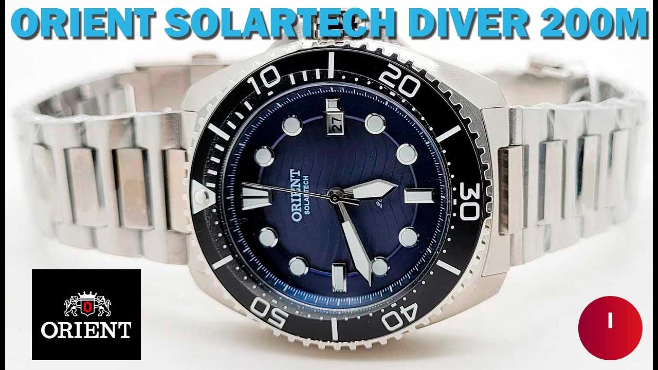 Relógio Masculino ORIENT SolarTech Diver MBSS1471 D1SX - New Look Time Relógios
