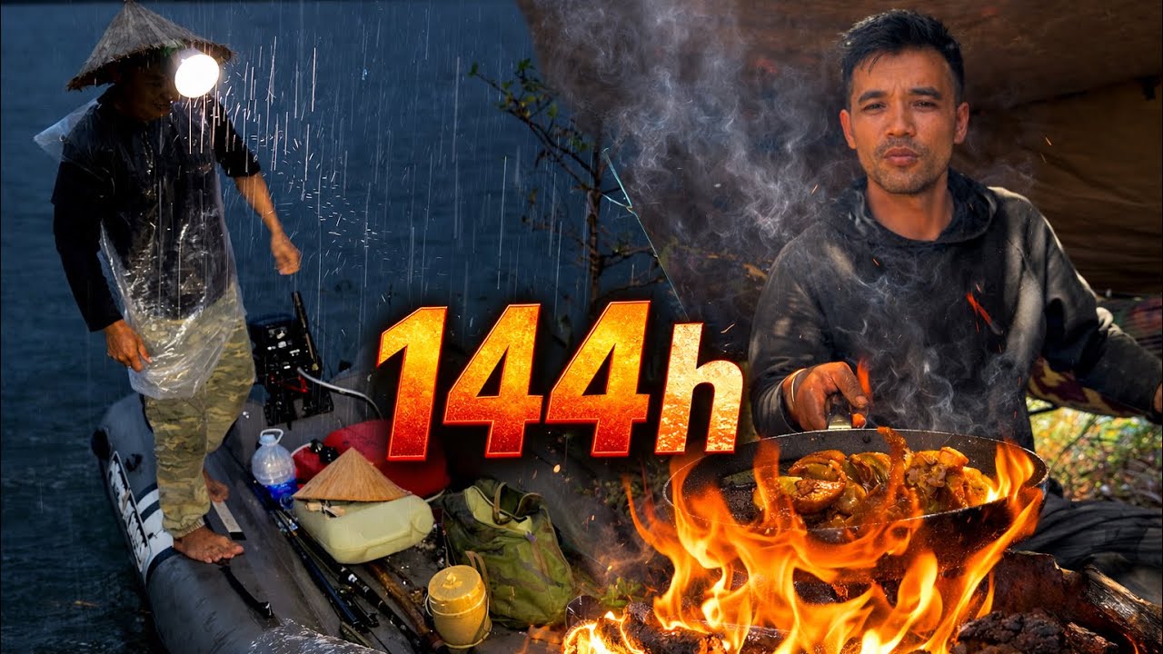 Mưa Rừng Về Rồi 6 Ngày Sống Trong Rừng Săn Cá￼￼ | Living in the Forest and Catching Fish in Vietnam