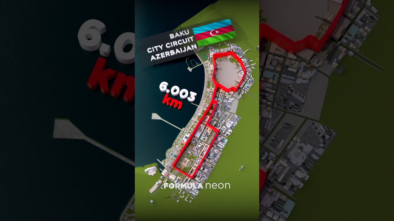F1 Azerbaijan GP Circuit Must Knows! 🇦🇿 #f1 #shorts #formula1
