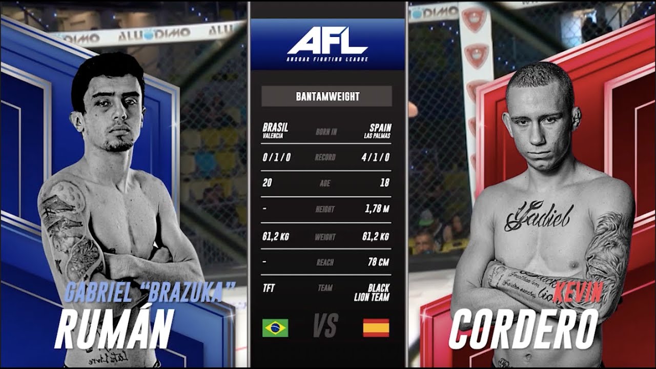 AFL 14 CANARIAS - KEVIN CORDERO VS GABRIEL RUMÁN