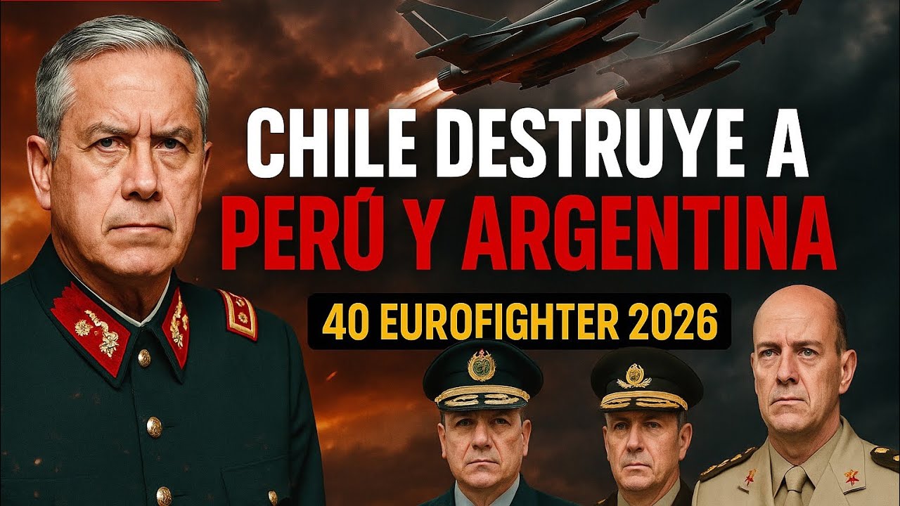 &iquest;CHILE DESTRUYE A PER&Uacute; Y ARGENTINA EN 2026?: LA OPERACI&Oacute;N EUROFIGHTER QUE NADIE VIO VENIR 🔥