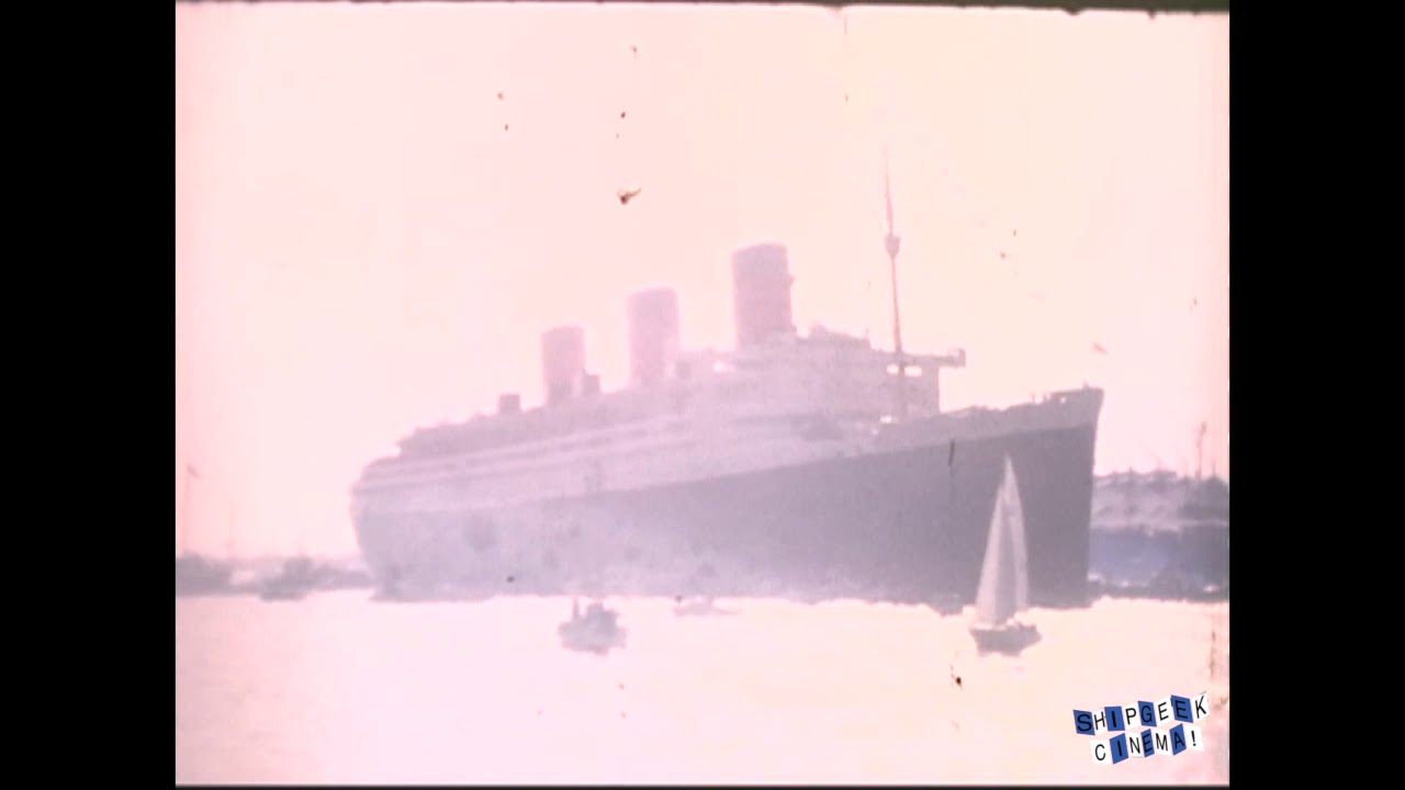 RMS Queen Mary Arrives in Long Beach 1967 (Remastered)