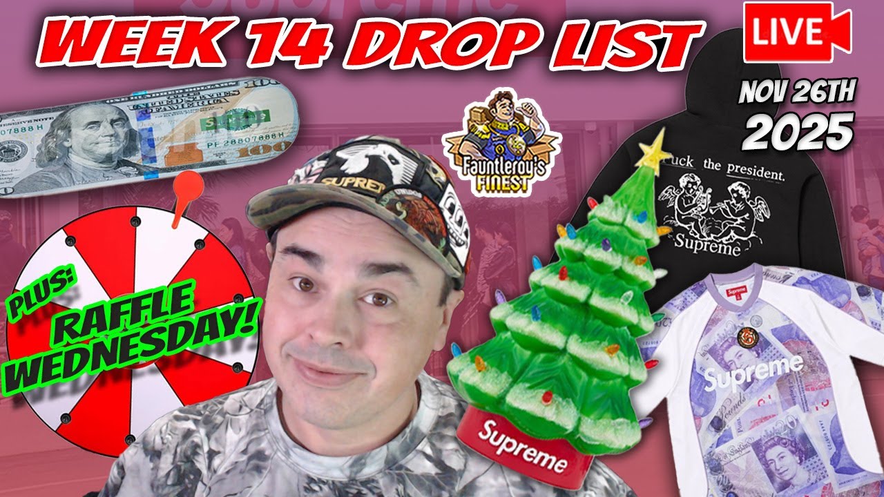 Supreme x Doc Martens + Holiday Tree Accessory | Raffle Wednesday 🎄💰