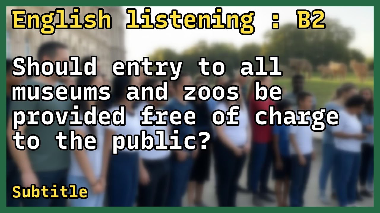 English Listening practice ( B2 ) | Subtitle | Broadcast | Debate #306