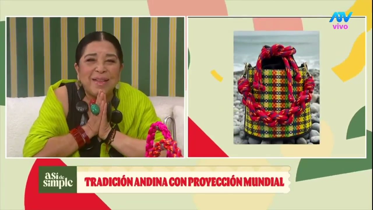 Meche Correa llega a Así de Simple y celebra la moda peruana que conquista el mundo