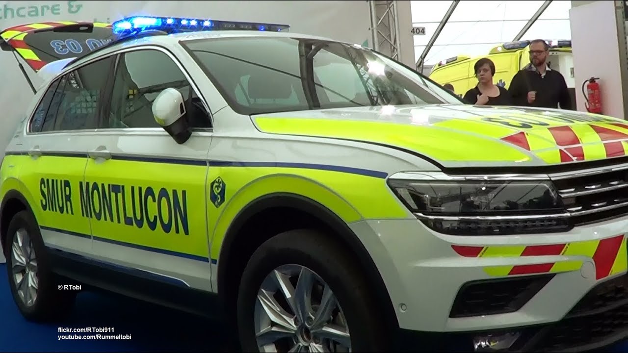 Montlucon (FR) SMUR - new french doctor car on the RETTmobil 2018 expo in Germany