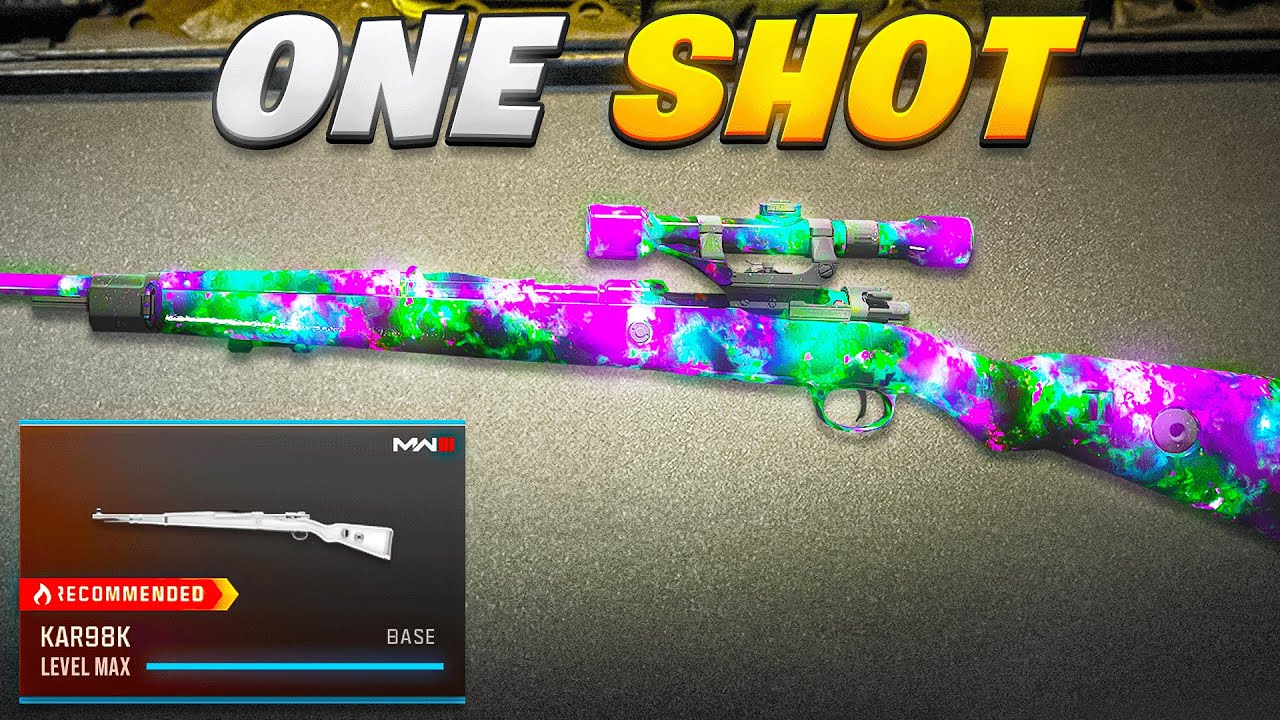 new *ONE SHOT* KAR98 is META after UPDATE in WARZONE 3! 😲 (Best KAR98K Class Setup) - MW3