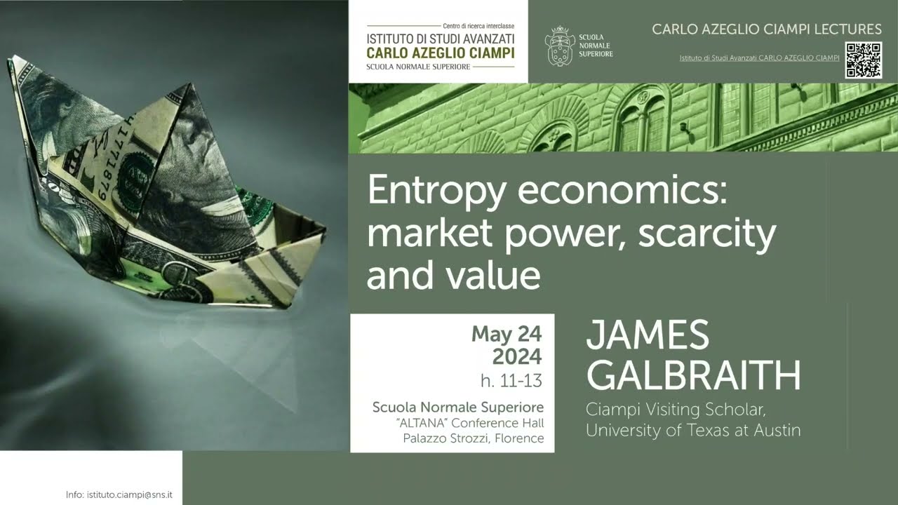 Entropy economics: market power, scarcity and value - 24 May 2024