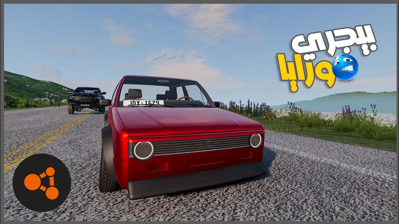 واخيرا وصلت للخريطه الثلجيه واتفاجئت في الاخر بحاجه 😮🔥 || محاكي الحوادث Beam Ng Drive ||