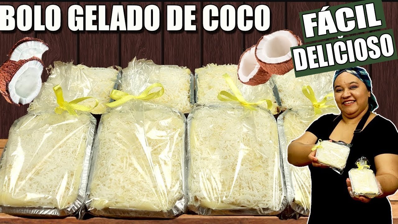 Bolo GELADO de coco na Marmita FOFINHO  MOLHADINHO e DELICIOSO! cozinha sem mister