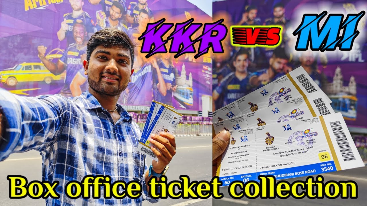 kkr vs mi boxoffice ticket collection | Eden Ganrden Box-office Offline Ticket Collection Open 😍