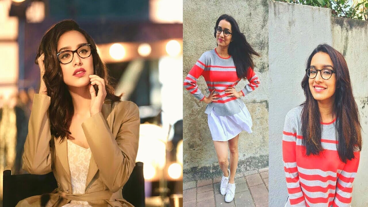 Shraddha Kapoor Looks Cute Wearing Glasses ।। 13.08.2018