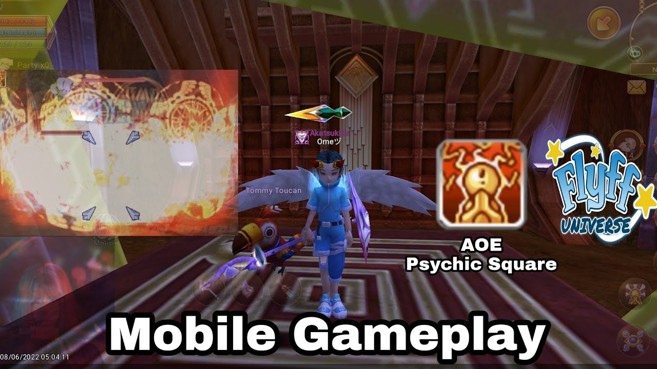 Flyff Universe AOE Psykeeper Mobile Gameplay