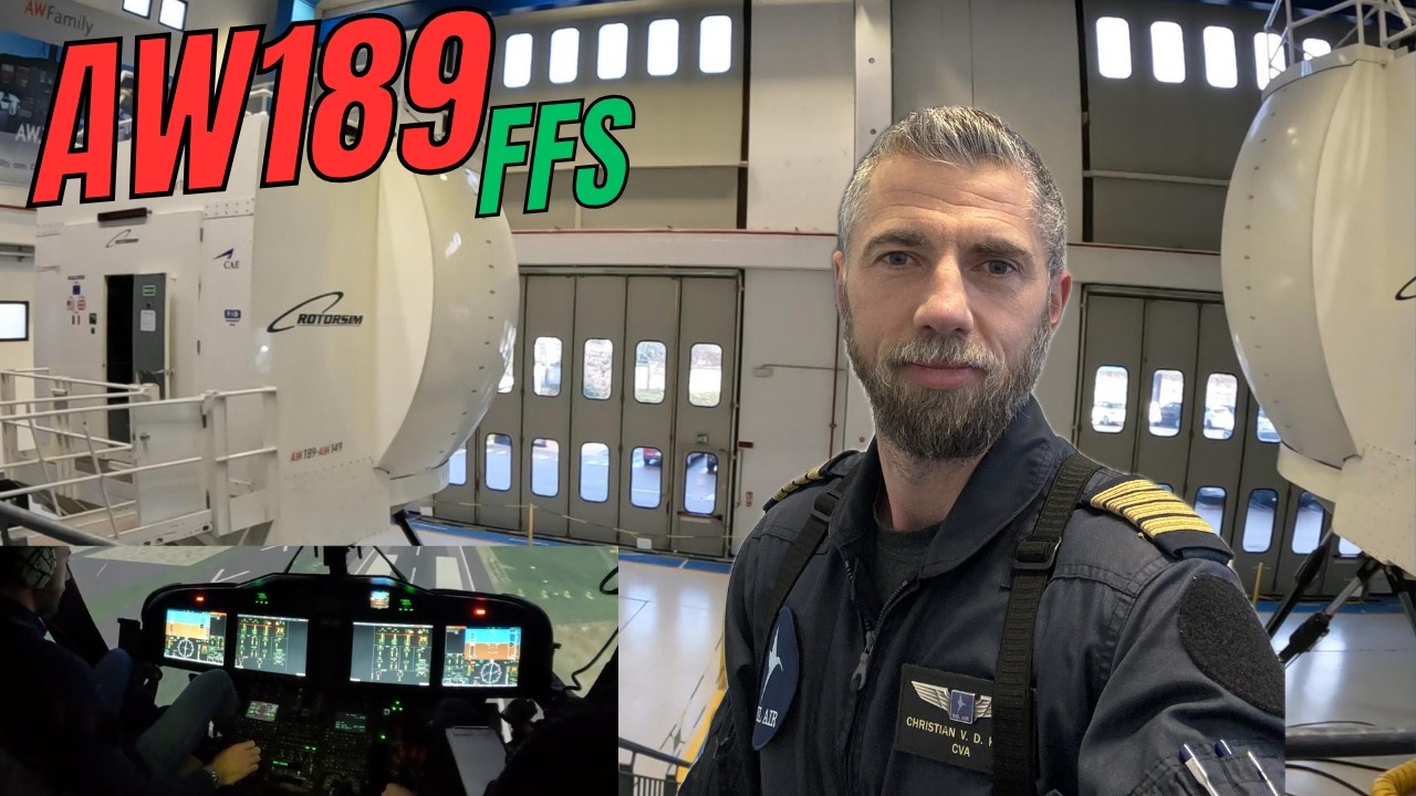 AW189 Full Flight Simulator training. VFR and IFR. #aviation #helicopter