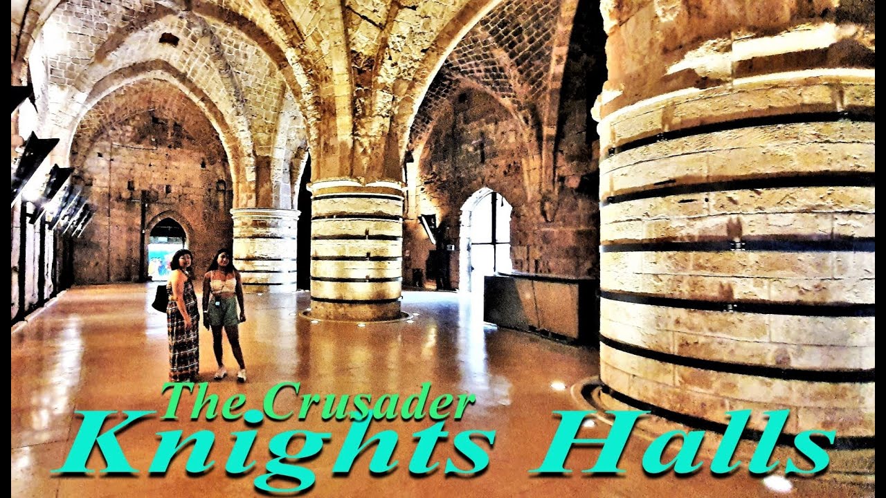 Akko Historical site tour,The Crusader Knights Halls,Templar Tunnel,museums old cannons,old Markets