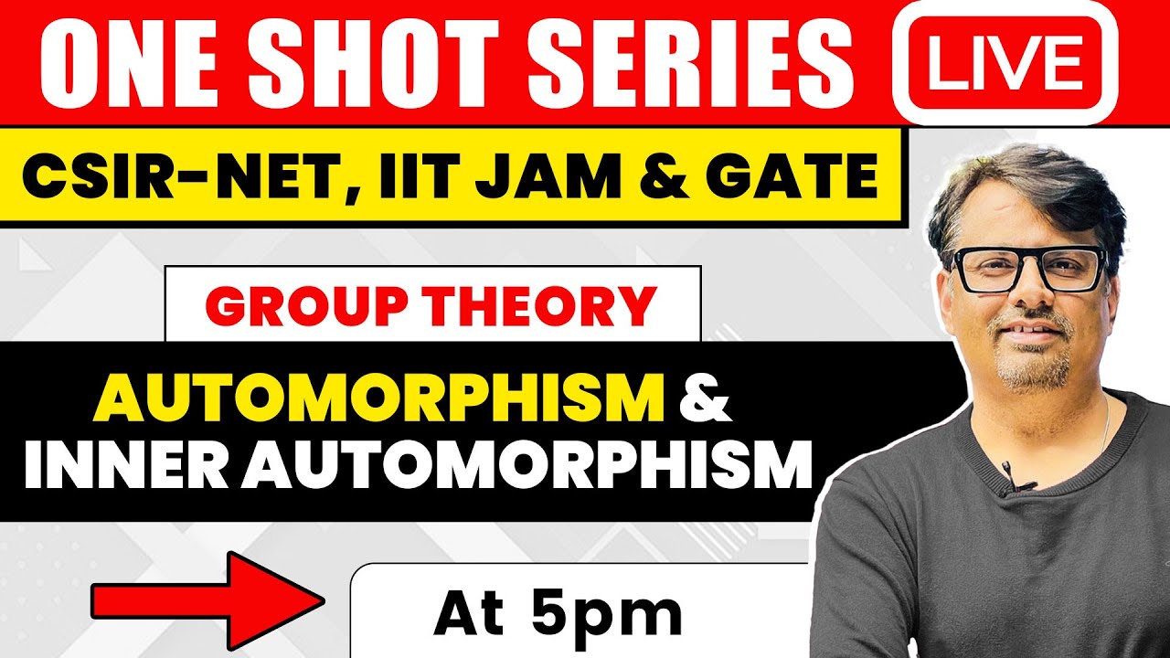 Group Theory | Automorphism &  Inner Automorphism in One Shot by GP Sir