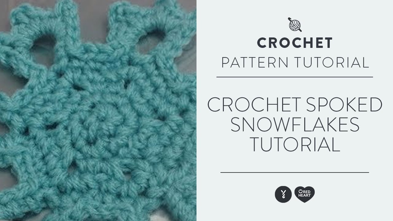 Crochet Spoked Snowflakes Tutorial