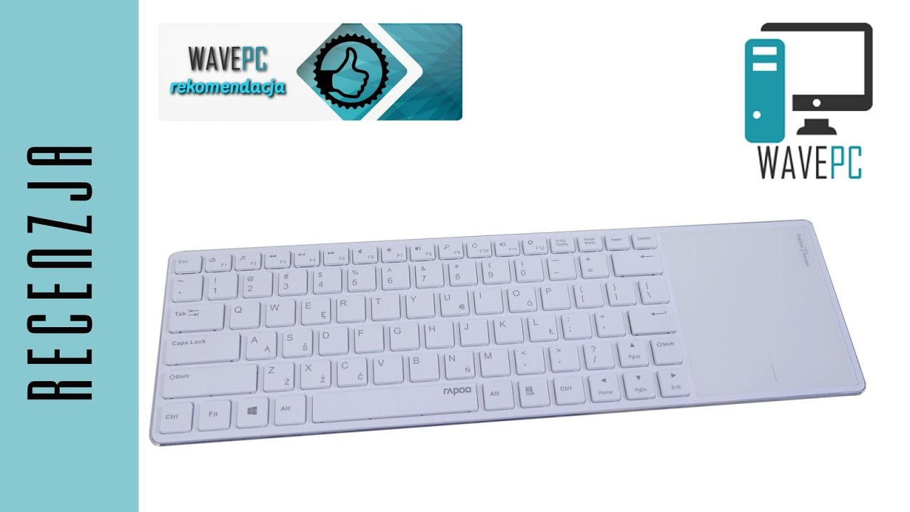 Rapoo E6700 Recenzja klawiatury z touchpadem