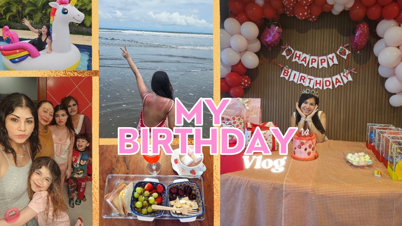 🍓¡Mi Cumpleaños en la Playa!🍓 Parte 1 - Vlog |𝑺𝒕𝒓𝒂𝒘𝒃𝒆𝒓𝒓𝒚 𝑴𝒂𝒍𝒂𝒌🍓
