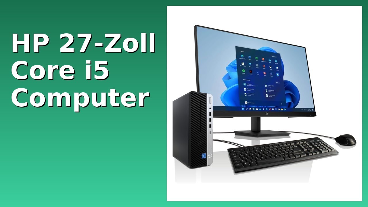BEWERTUNG (2025): HP 27-Zoll Core i5 Computer. WESENTLICHE Einzelheiten