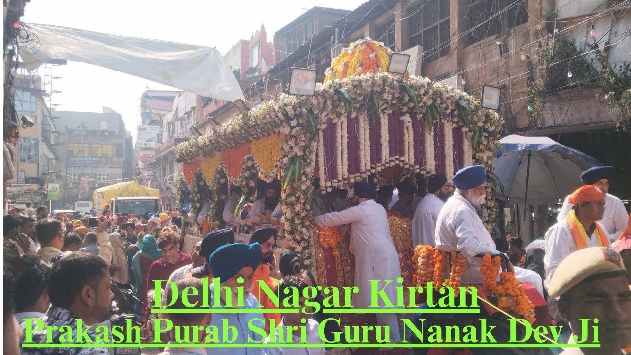 Nagar Kirtan 2025 Prakash Purab Shri Guru Nanak Dev Ji || Gurudwara Sis Ganj Sahib Delhi ||