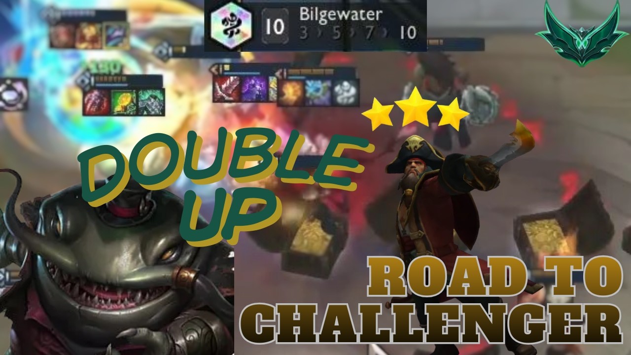 Wir hitten PRISMATIC BILGEWATER in Emerald | Road to Challenger TFT Double Up Deutsch