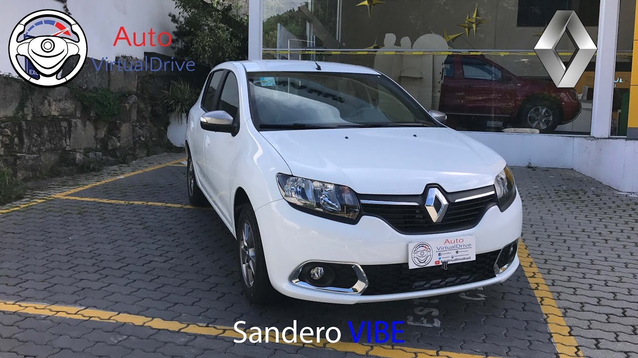 Avaliação Renault Sandero Vibe 1.0 SCe (2017) - AutoVirtualDrive