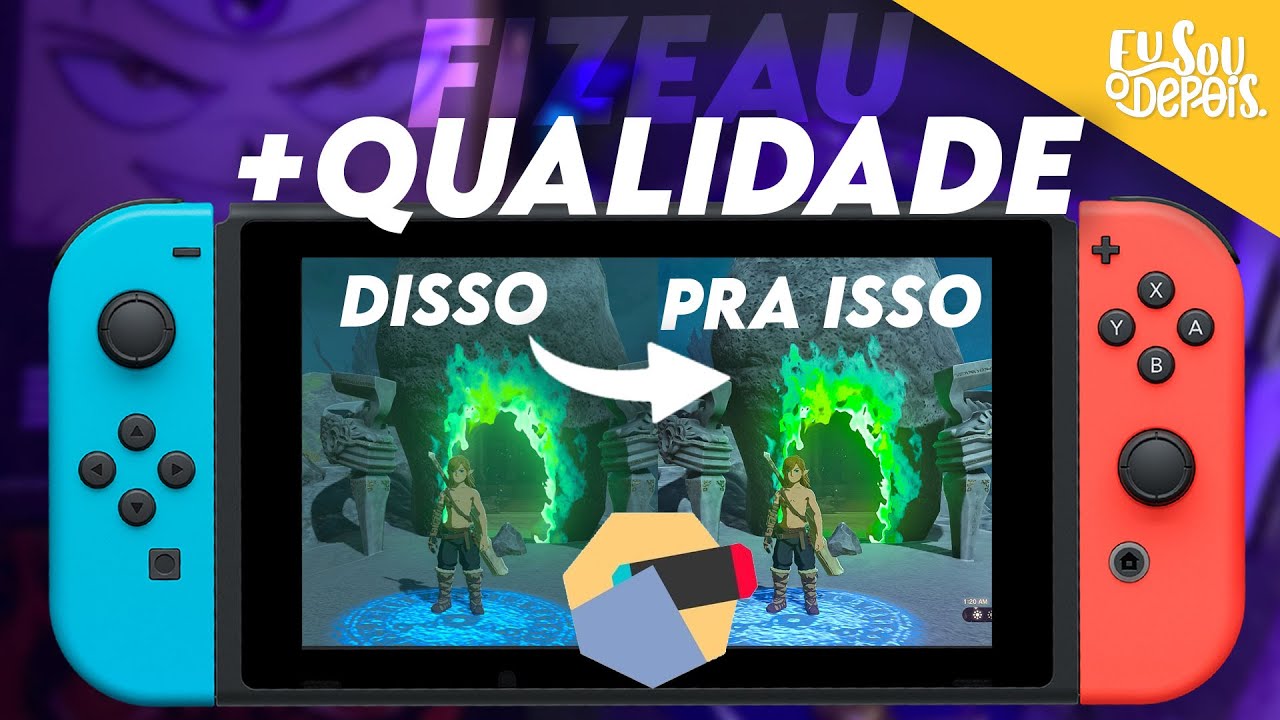 MELHORE A QUALIDADE DA TELA DO SWITCH COM O FIZEAU