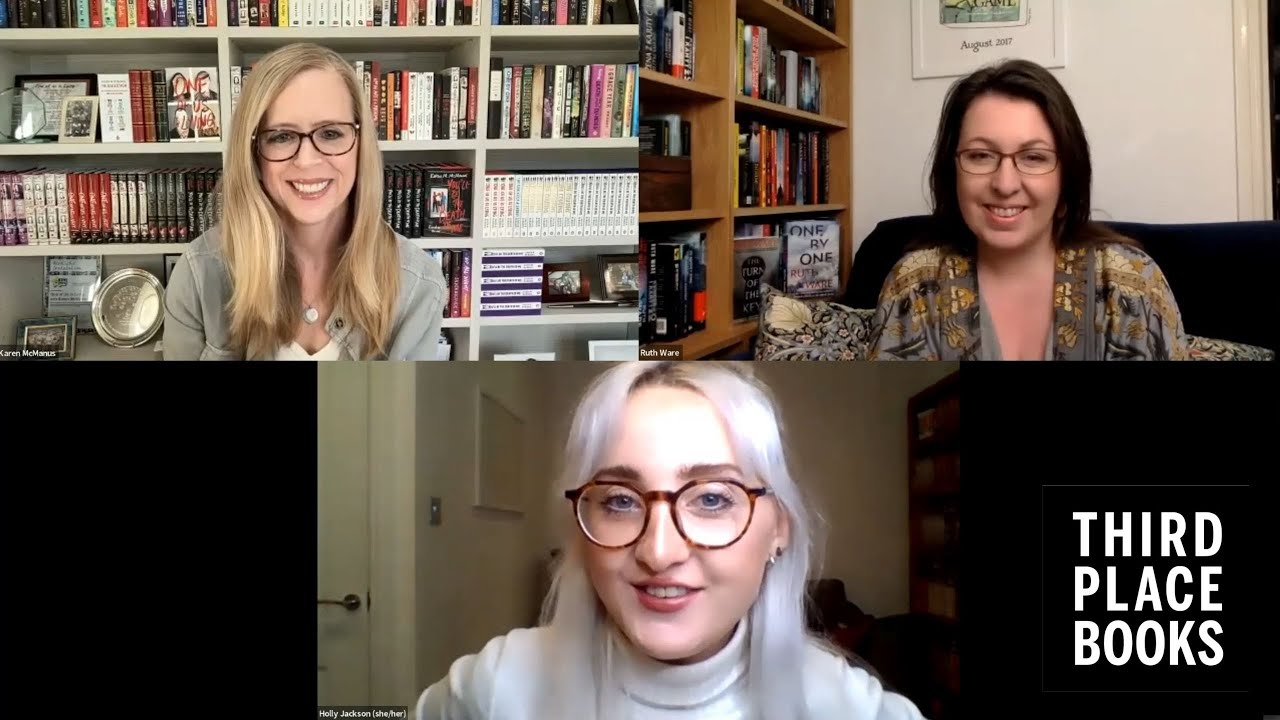 Karen McManus and Ruth Ware with Holly Jackson &mdash; You'll Be the Death of Me & One by One