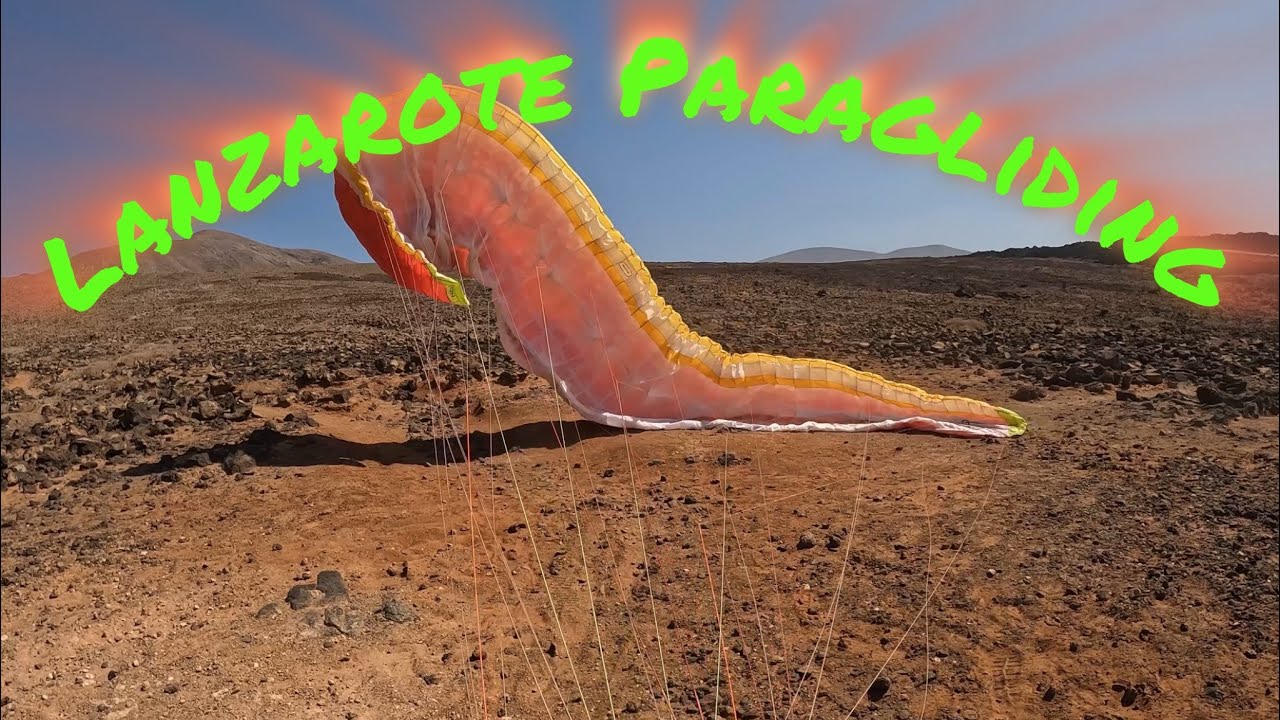 First time Lanzarote Paragliding