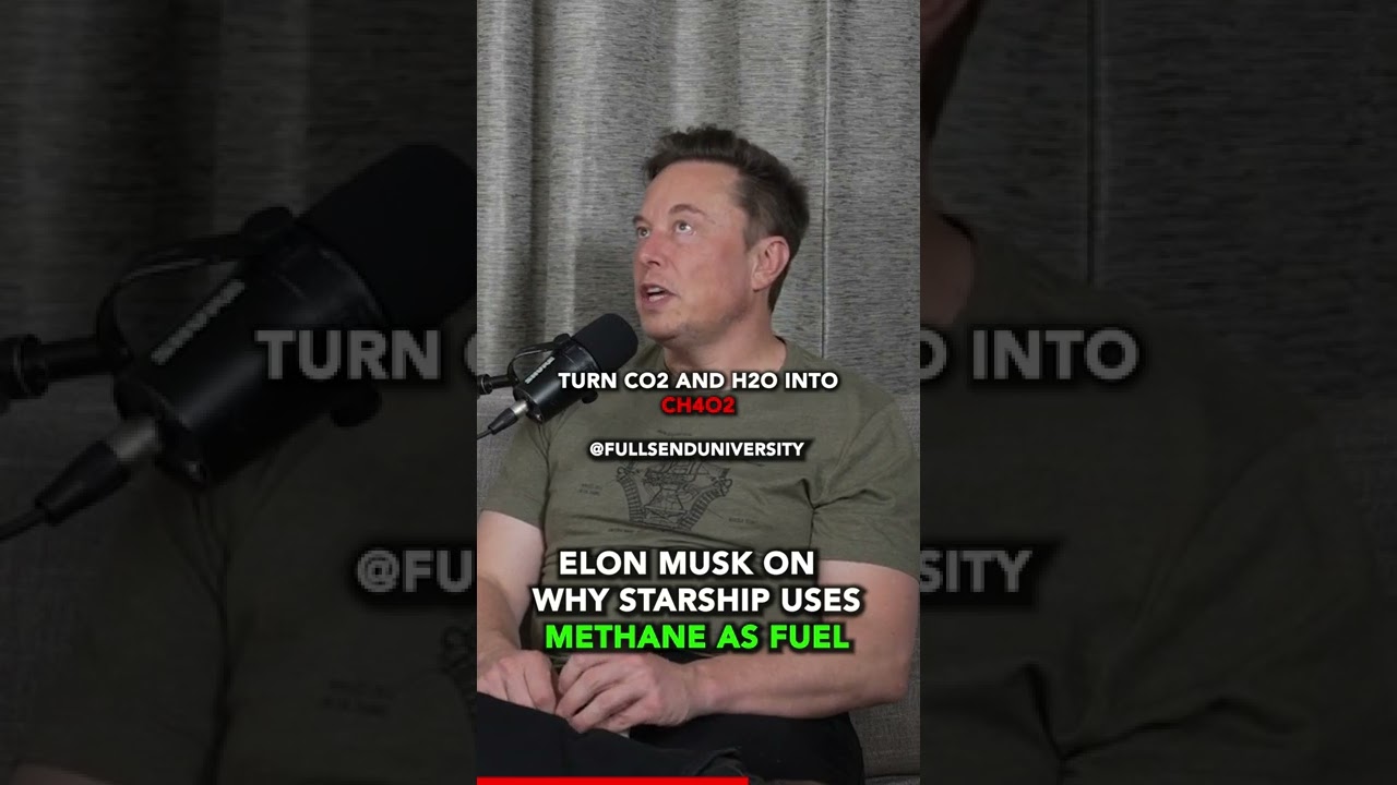 Why does #starship use #methane as fuel? #elonmuskcasestudy