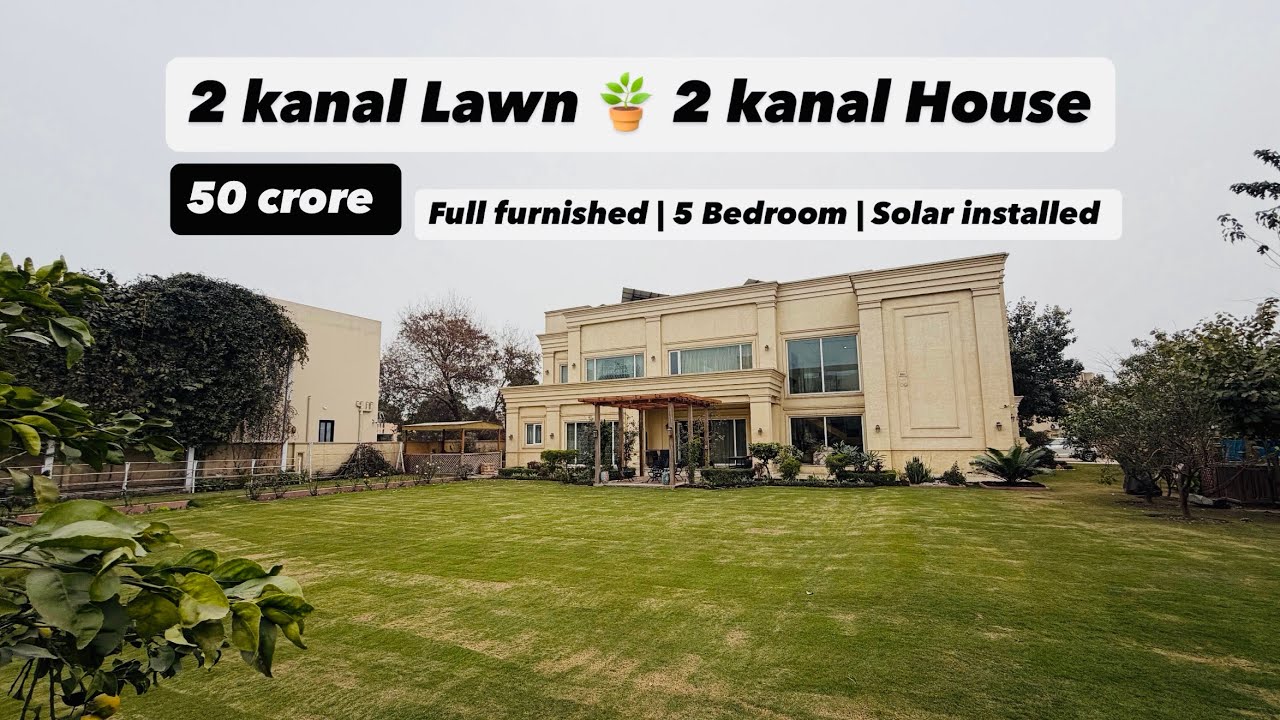Inside PKR 50 crore 4 kanal furnished house 🏡 at DHA phase 8 Lahore near Airport 