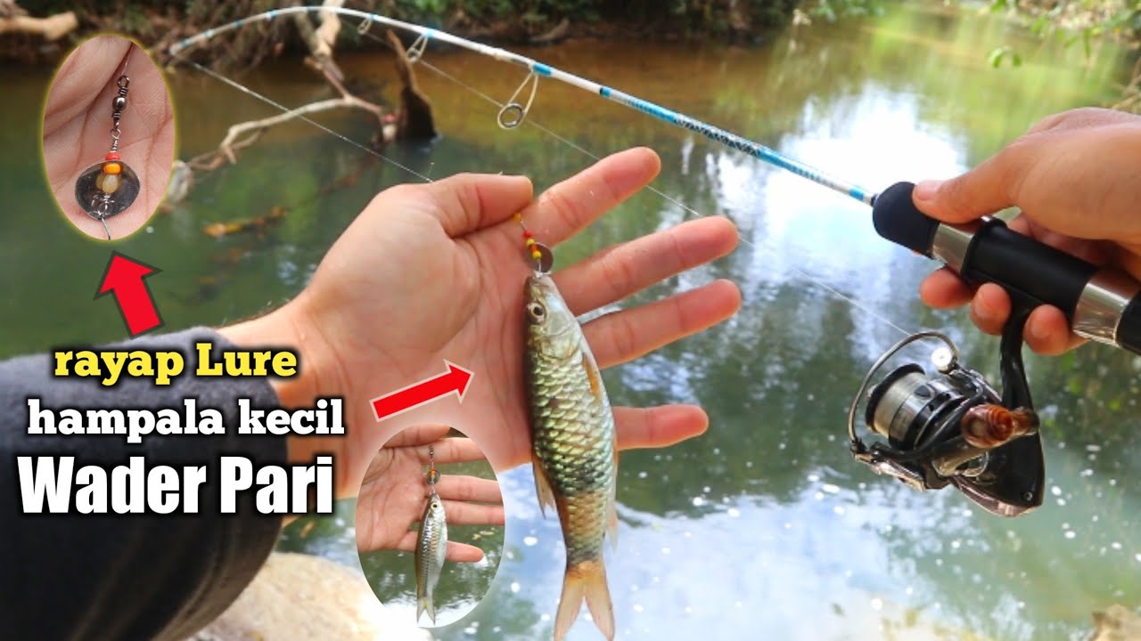 Casting wader dan Membuat umpan Casting wader Rayap lure Micro casting