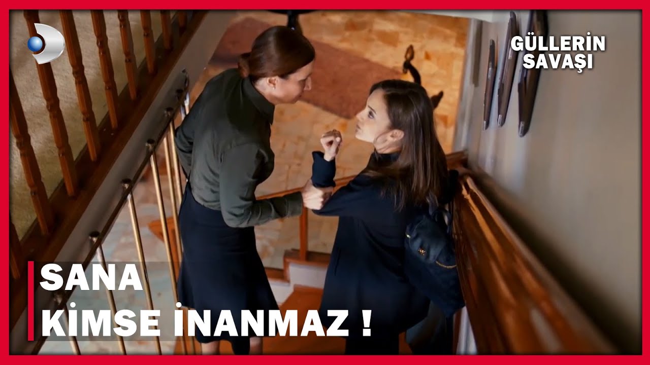 Halide, Gülru'yu Merdivenlerden Yuvarladı! - Güllerin Savaşı 35.Bölüm