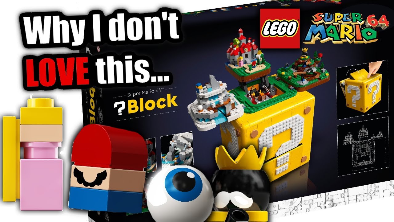 LEGO Super Mario 64 Peach's Castle Question Block 2021 D2C set!