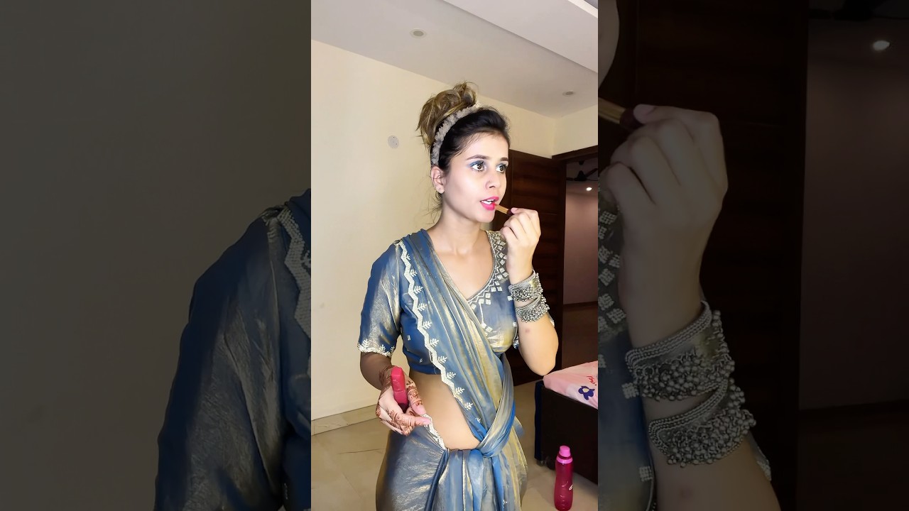 GRWM 💙 #shainasharif16 #minivlog #vlog #meakuplook #love #viralshorts #viralvideo