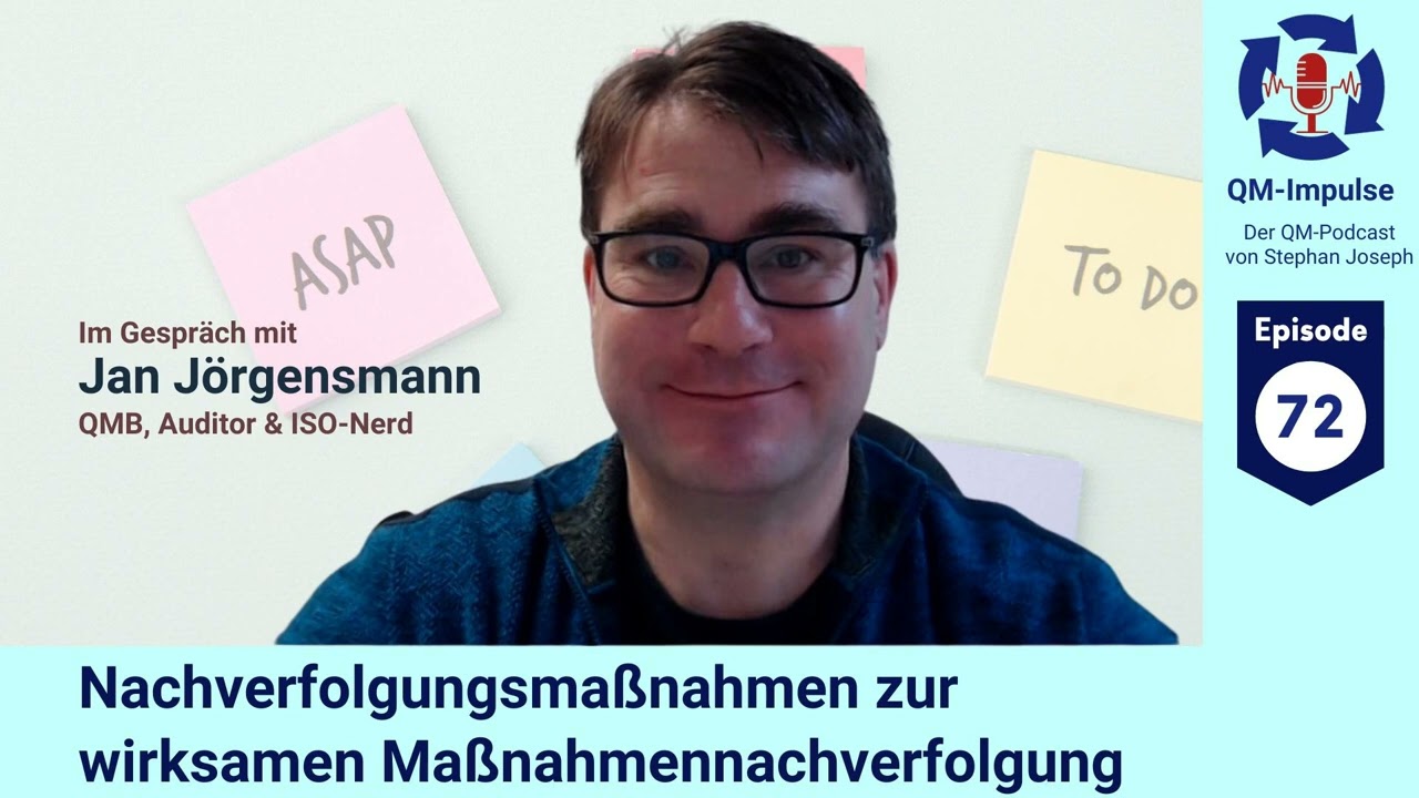Nachverfolgungsmaßnahmen zur wirksamen Maßnahmennachverfolgung mit Jan Jörgensmann