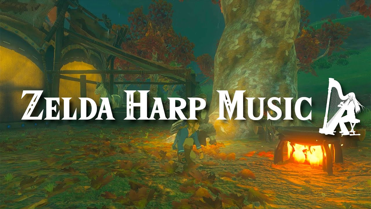 Relaxing Legend of Zelda Harp Music - 1 Hour