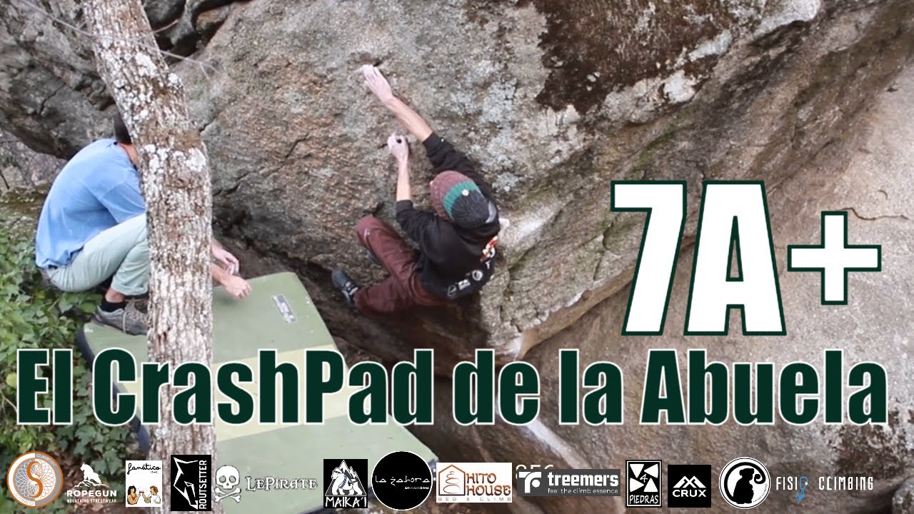 El Crashpad de la Abuela 7A+ | El Escorial Boulder | Sector Cetáceos