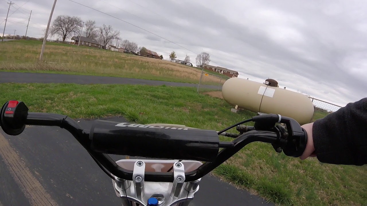 Coolster 125cc dirtbike first ride